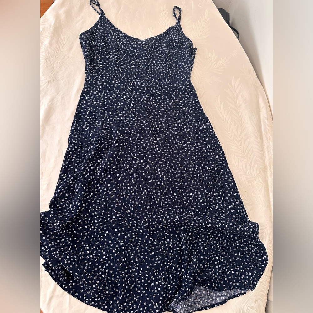 Forever 21 Dark Blue Floral Dress